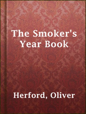 The Smoker's Year Book - ebook
